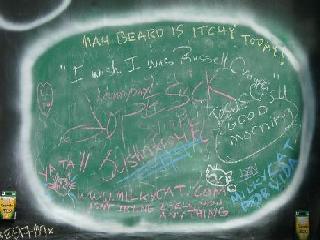 chalkboard liberation (detail)