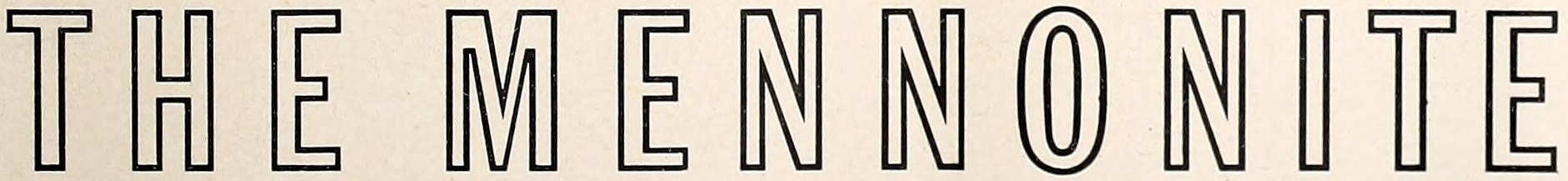 “The Mennonite” logo, circa 1963