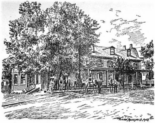 Sellers’ Tavern, erected about 1780.
