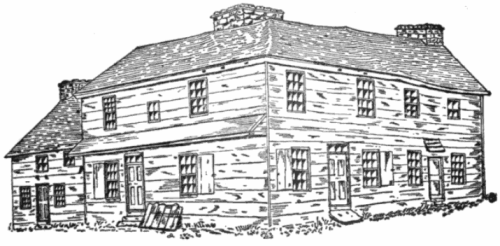 Old Lancaster House, Quakertown (Torn Down 1841)