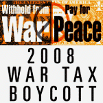 war tax boycott campaign box