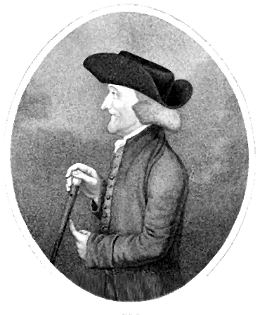 Nicholas Waln portrait in profile