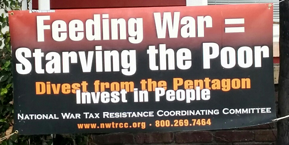 Feeding War = Starving the Poor. Divest from the Pentagon, invest in people.